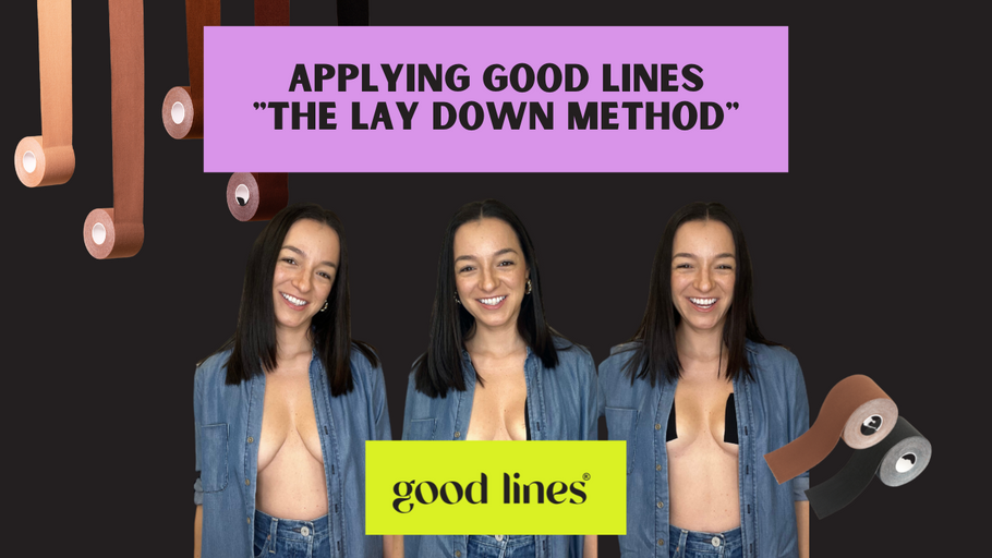 How to Apply Good Lines: The Lay Down Method