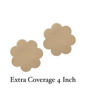 Load image into Gallery viewer, Four-inch floral nipple covers. Extra coverage four inches.