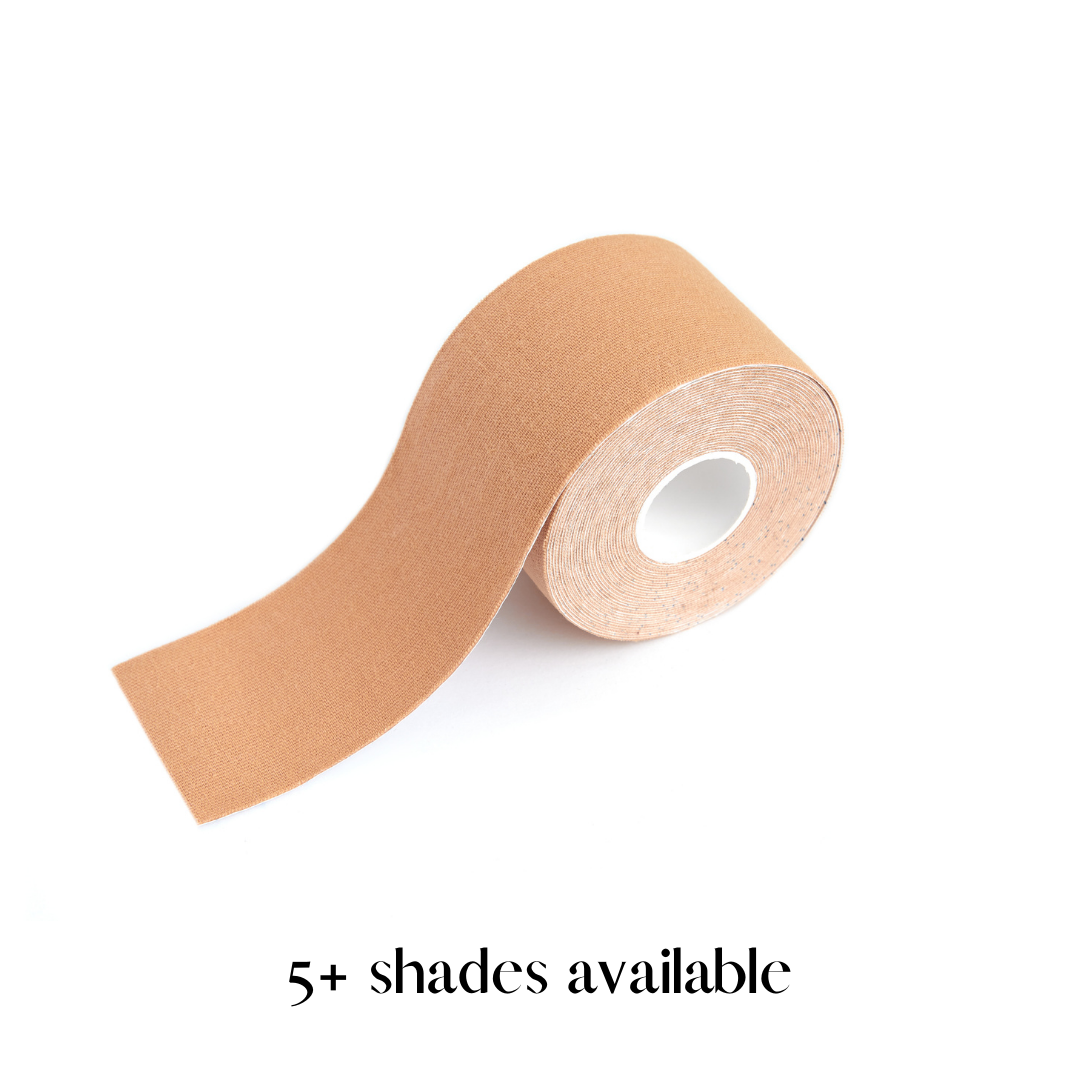 Good Lines Boob Tape Roll - Straight Bra Tape Mocha / Extreme* Please Read Warning / 3 Inches